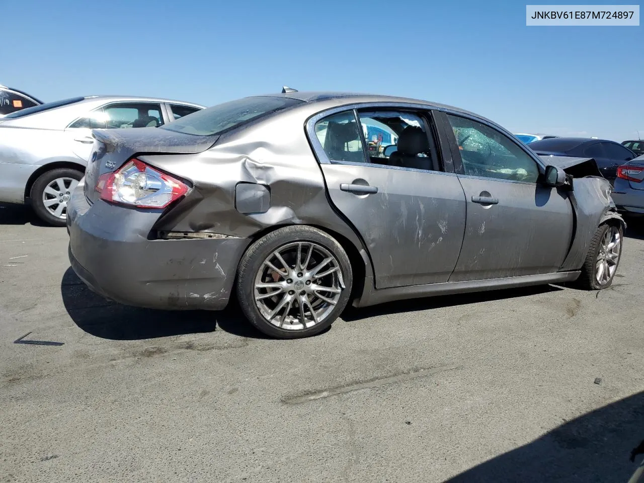 2007 Infiniti G35 VIN: JNKBV61E87M724897 Lot: 72257144