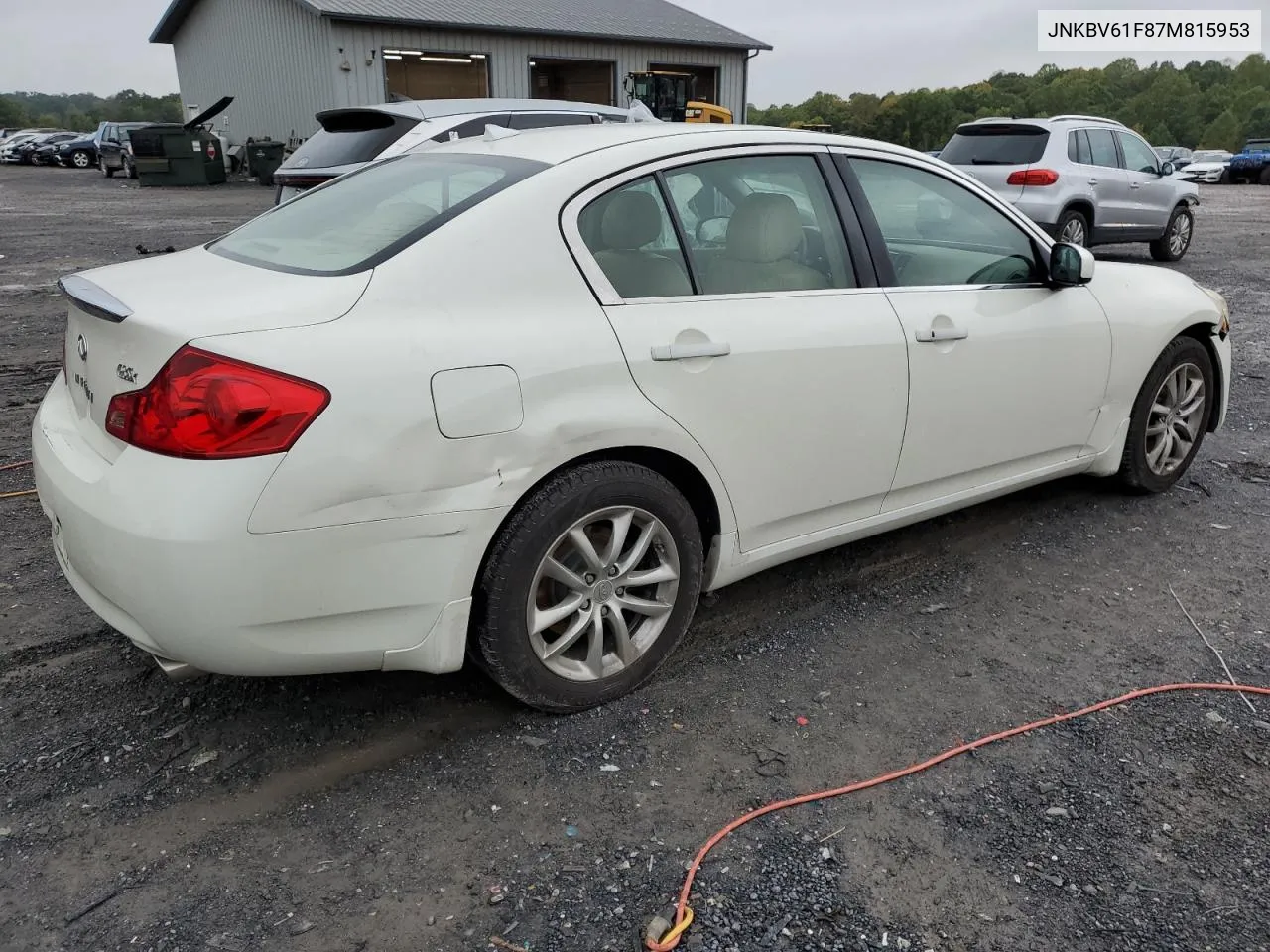 2007 Infiniti G35 VIN: JNKBV61F87M815953 Lot: 72701634