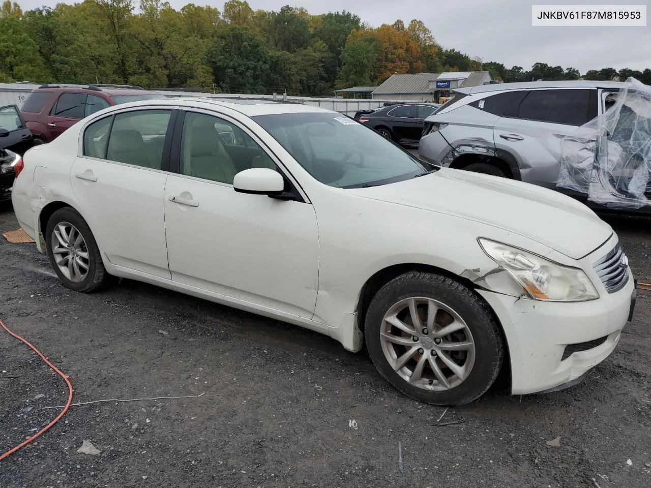 2007 Infiniti G35 VIN: JNKBV61F87M815953 Lot: 72701634