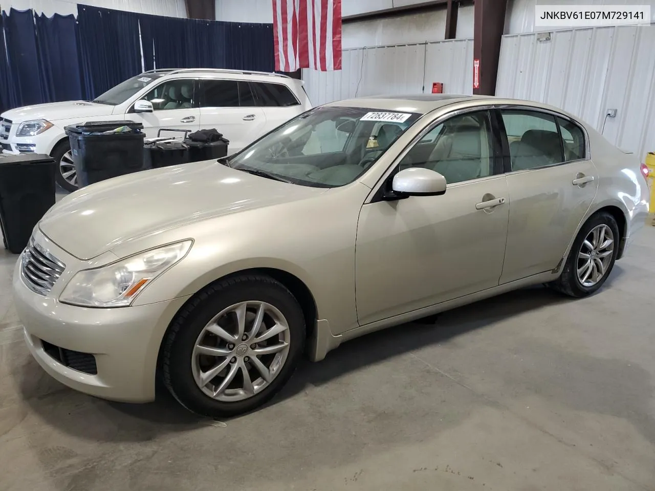 2007 Infiniti G35 VIN: JNKBV61E07M729141 Lot: 72837784