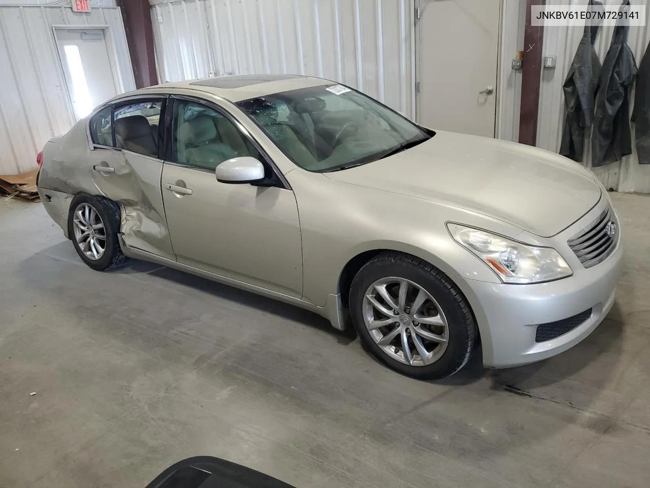 2007 Infiniti G35 VIN: JNKBV61E07M729141 Lot: 72837784