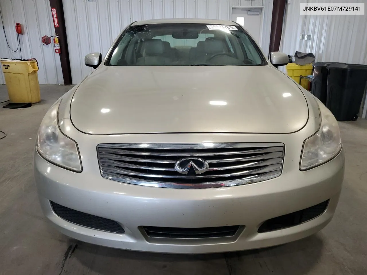 2007 Infiniti G35 VIN: JNKBV61E07M729141 Lot: 72837784