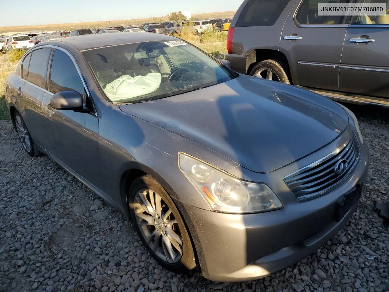 2007 Infiniti G35 VIN: JNKBV61E07M706880 Lot: 72981524