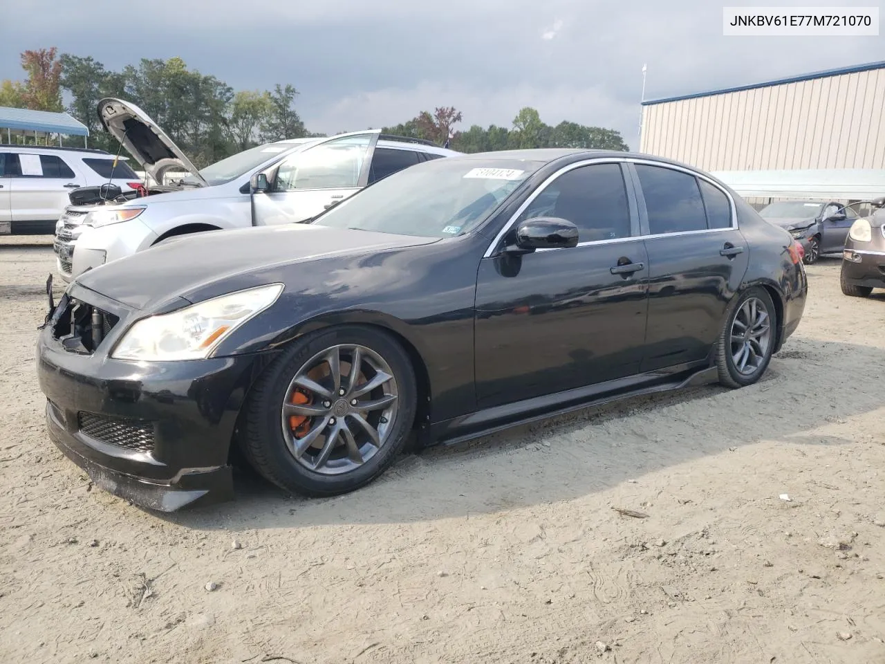 2007 Infiniti G35 VIN: JNKBV61E77M721070 Lot: 73104124