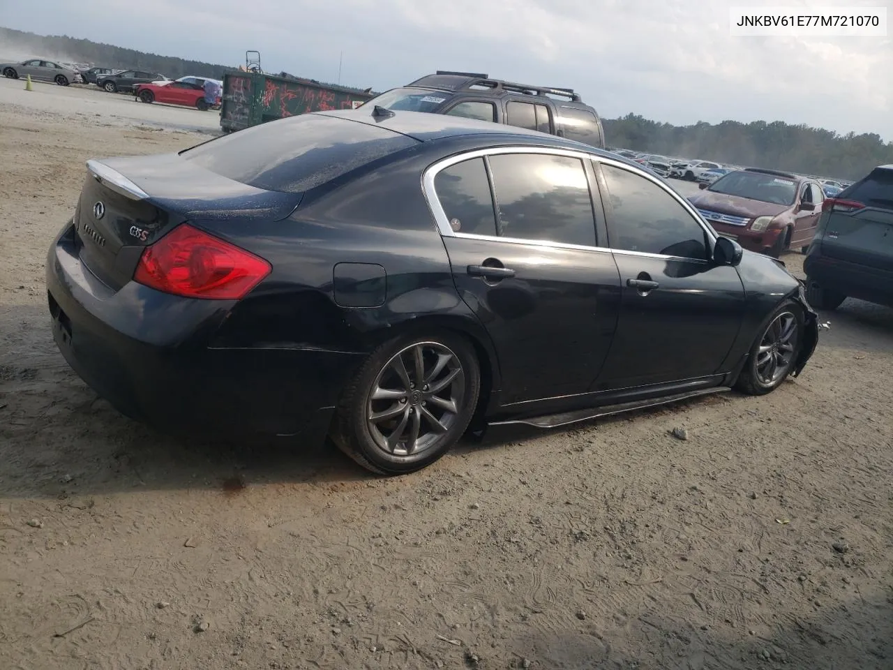 2007 Infiniti G35 VIN: JNKBV61E77M721070 Lot: 73104124