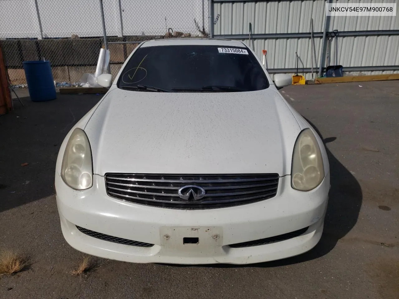 2007 Infiniti G35 VIN: JNKCV54E97M900768 Lot: 73315084