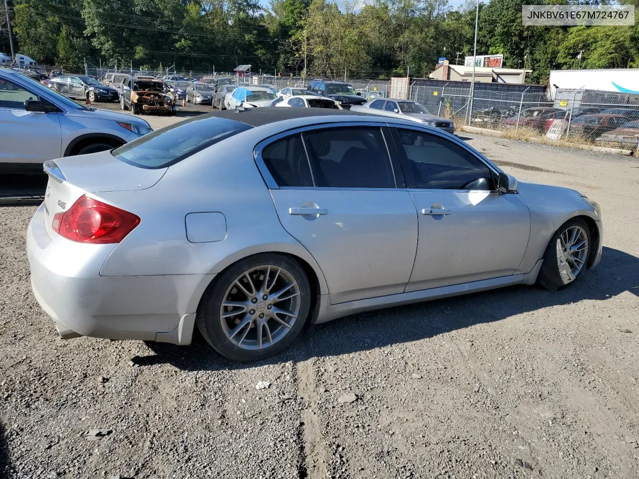 2007 Infiniti G35 VIN: JNKBV61E67M724767 Lot: 74727164