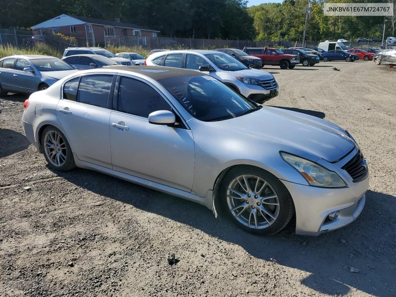 2007 Infiniti G35 VIN: JNKBV61E67M724767 Lot: 74727164