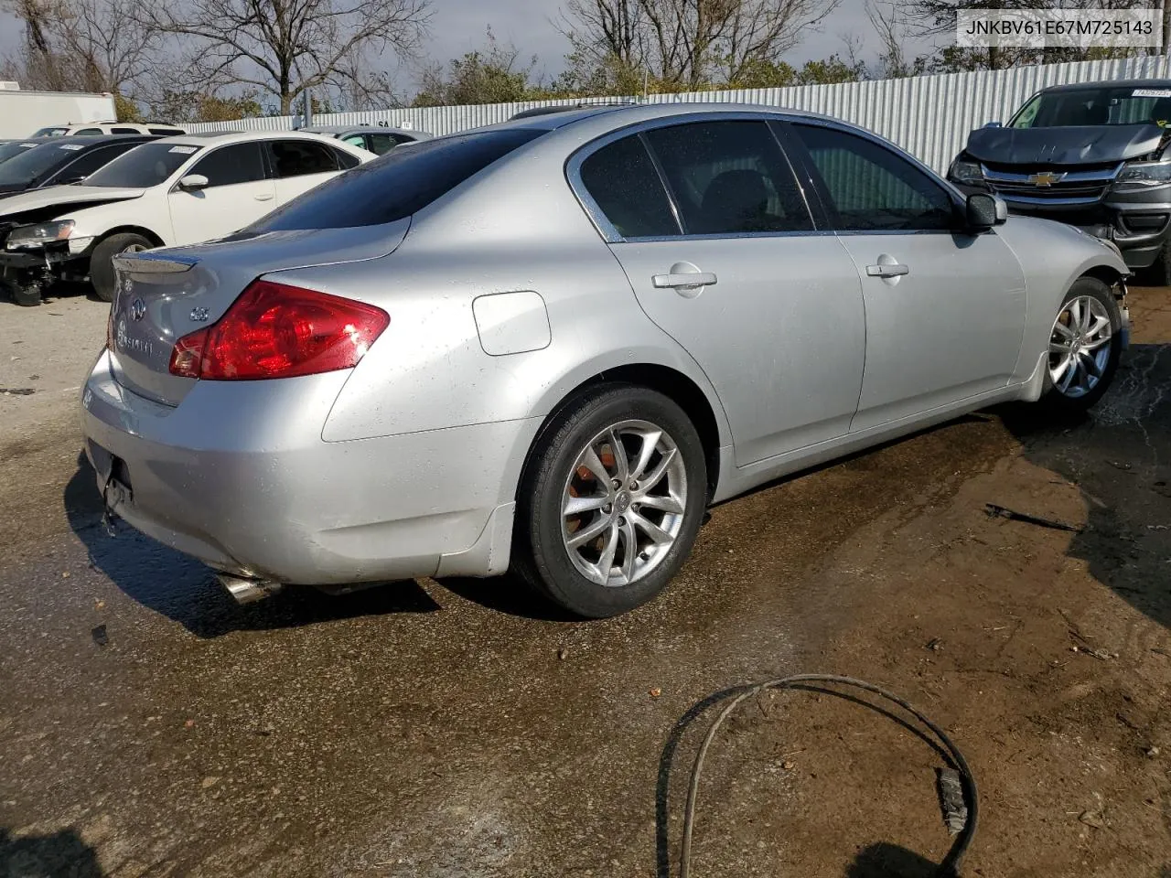 2007 Infiniti G35 VIN: JNKBV61E67M725143 Lot: 74765013