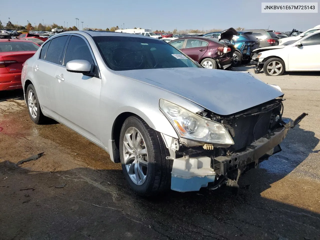 2007 Infiniti G35 VIN: JNKBV61E67M725143 Lot: 74765013