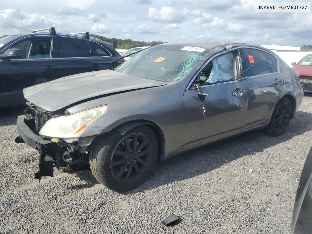 2007 Infiniti G35 VIN: JNKBV61F67M801727 Lot: 74801674