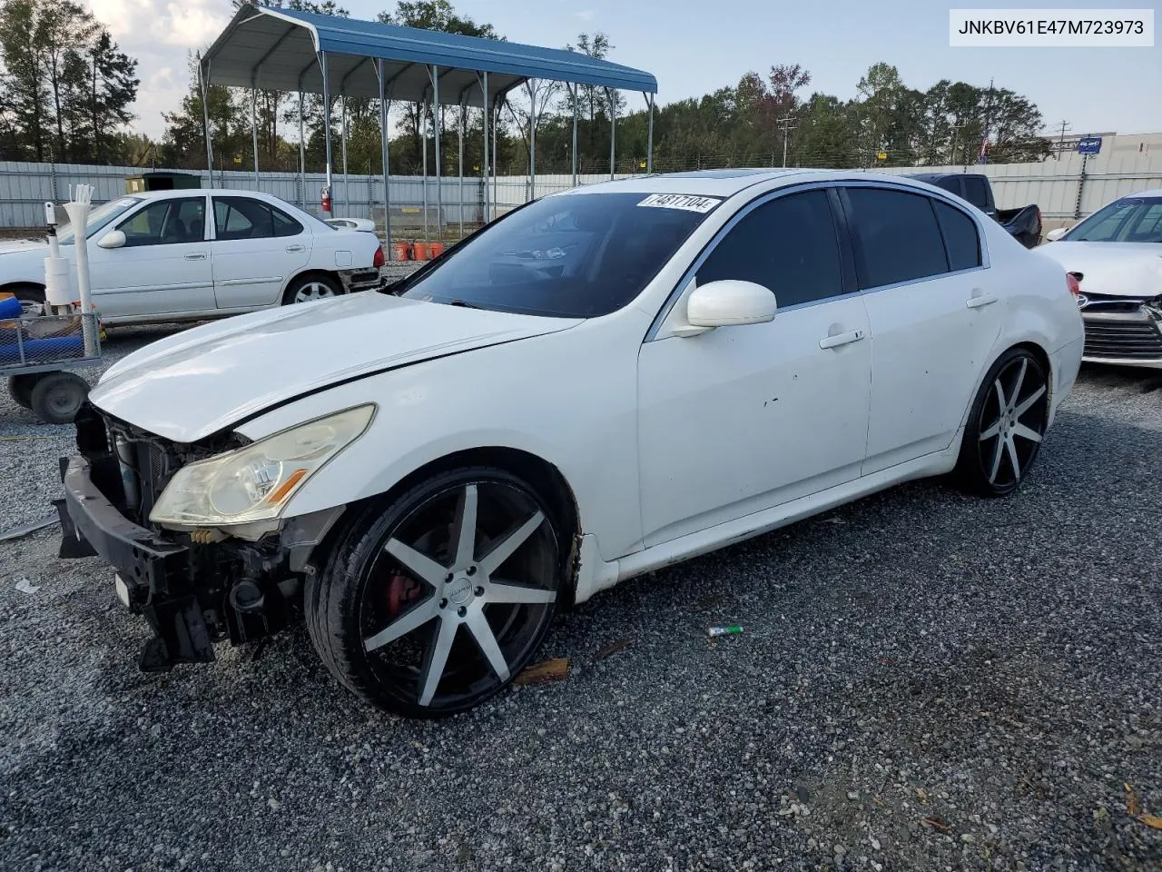 2007 Infiniti G35 VIN: JNKBV61E47M723973 Lot: 74817104