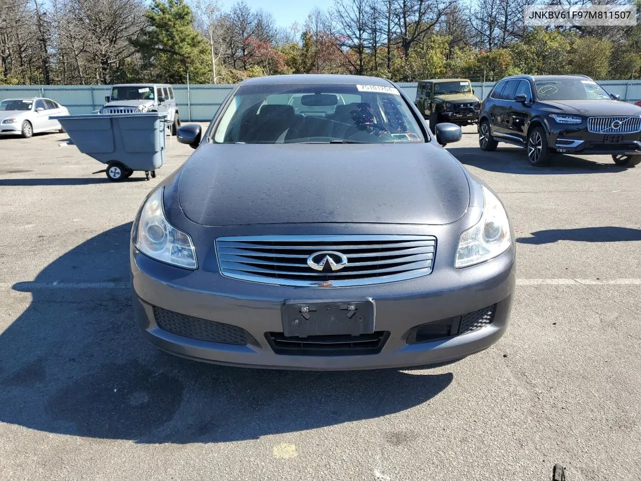 2007 Infiniti G35 VIN: JNKBV61F97M811507 Lot: 75101204