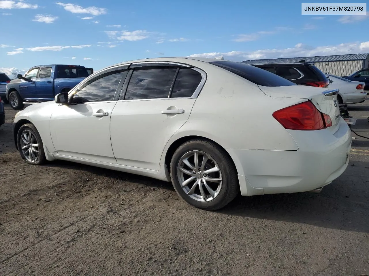 2007 Infiniti G35 VIN: JNKBV61F37M820798 Lot: 76064244