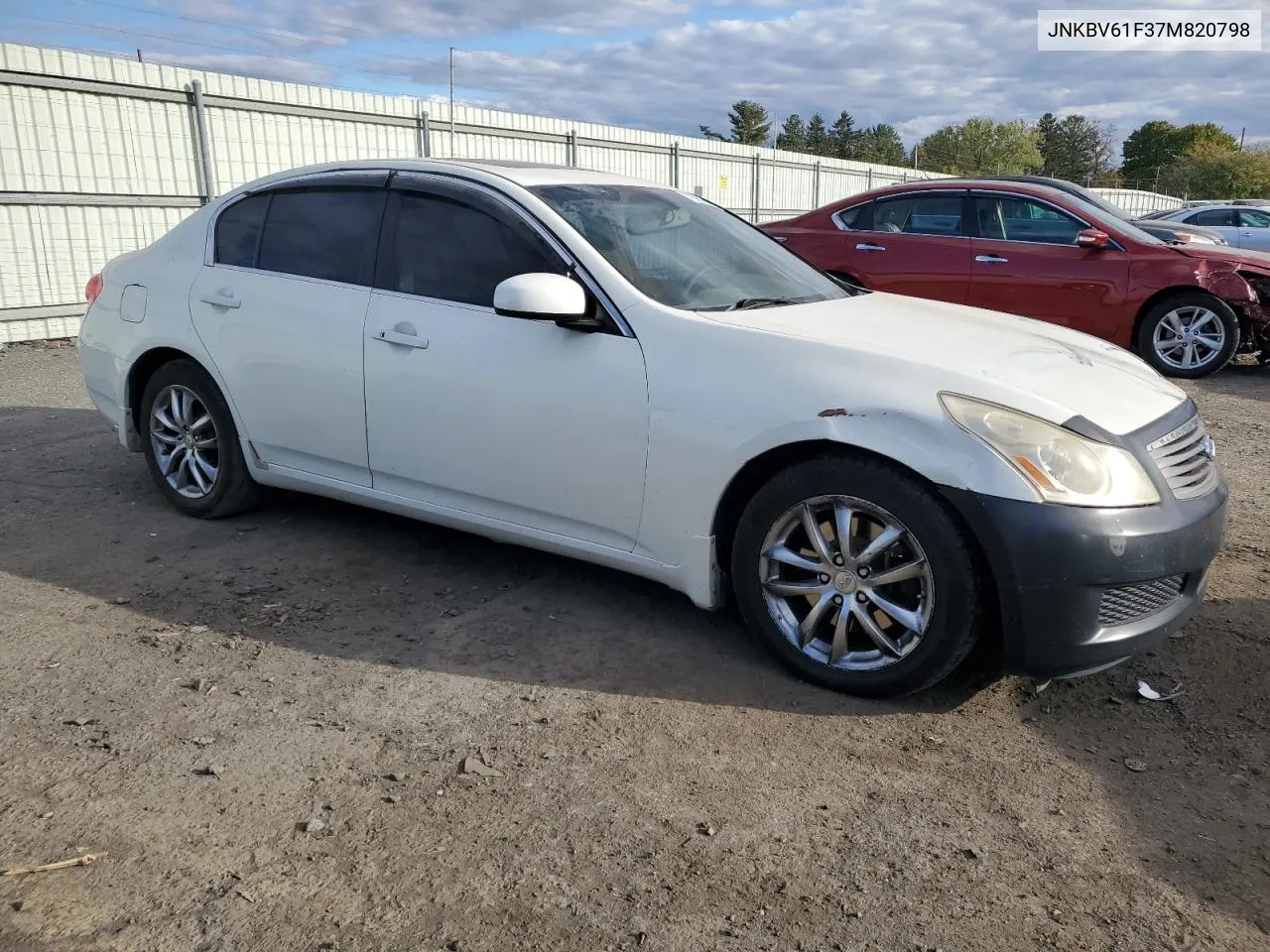 2007 Infiniti G35 VIN: JNKBV61F37M820798 Lot: 76064244