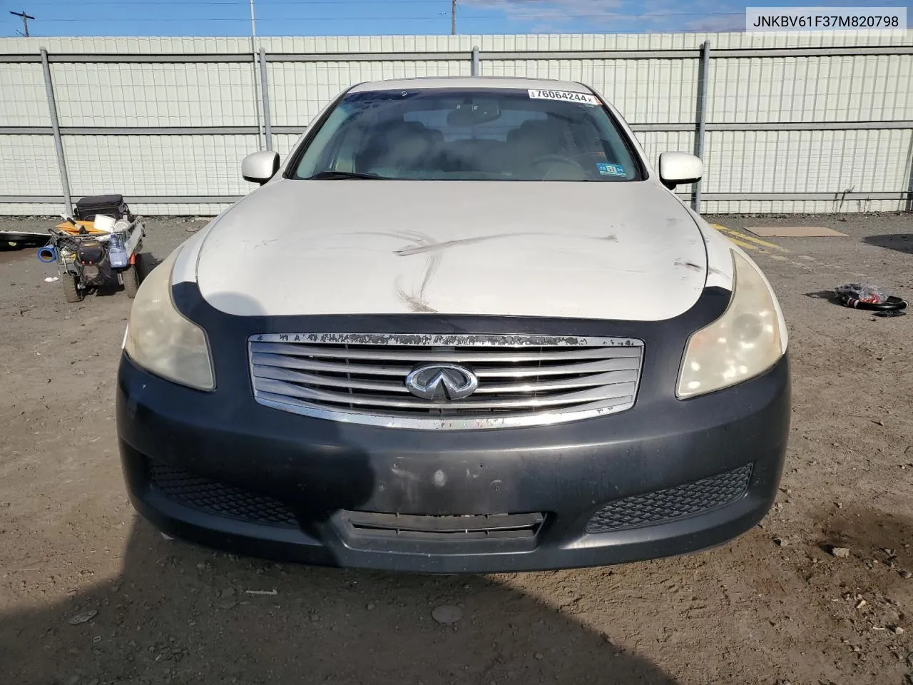 2007 Infiniti G35 VIN: JNKBV61F37M820798 Lot: 76064244