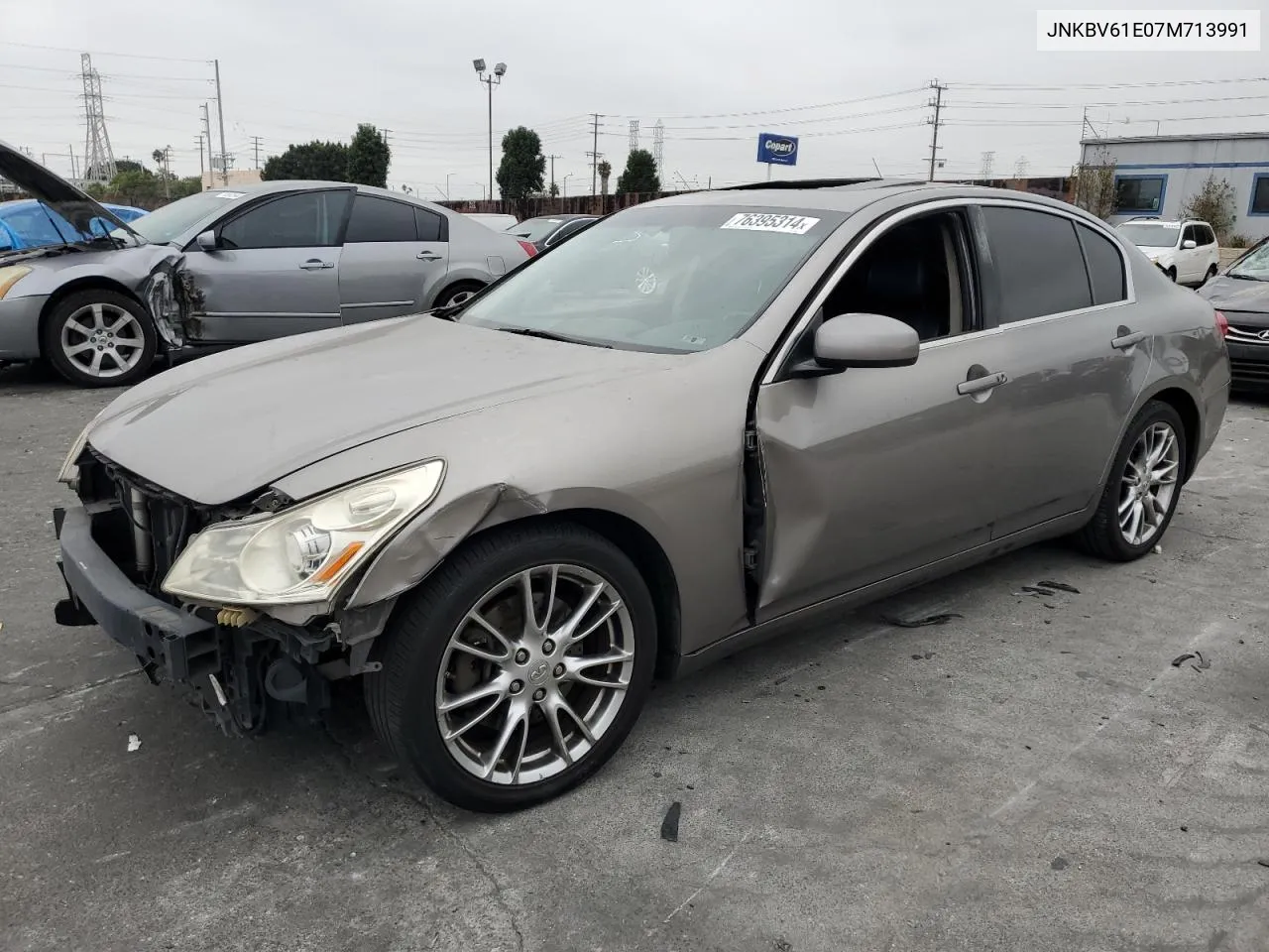 2007 Infiniti G35 VIN: JNKBV61E07M713991 Lot: 76395314