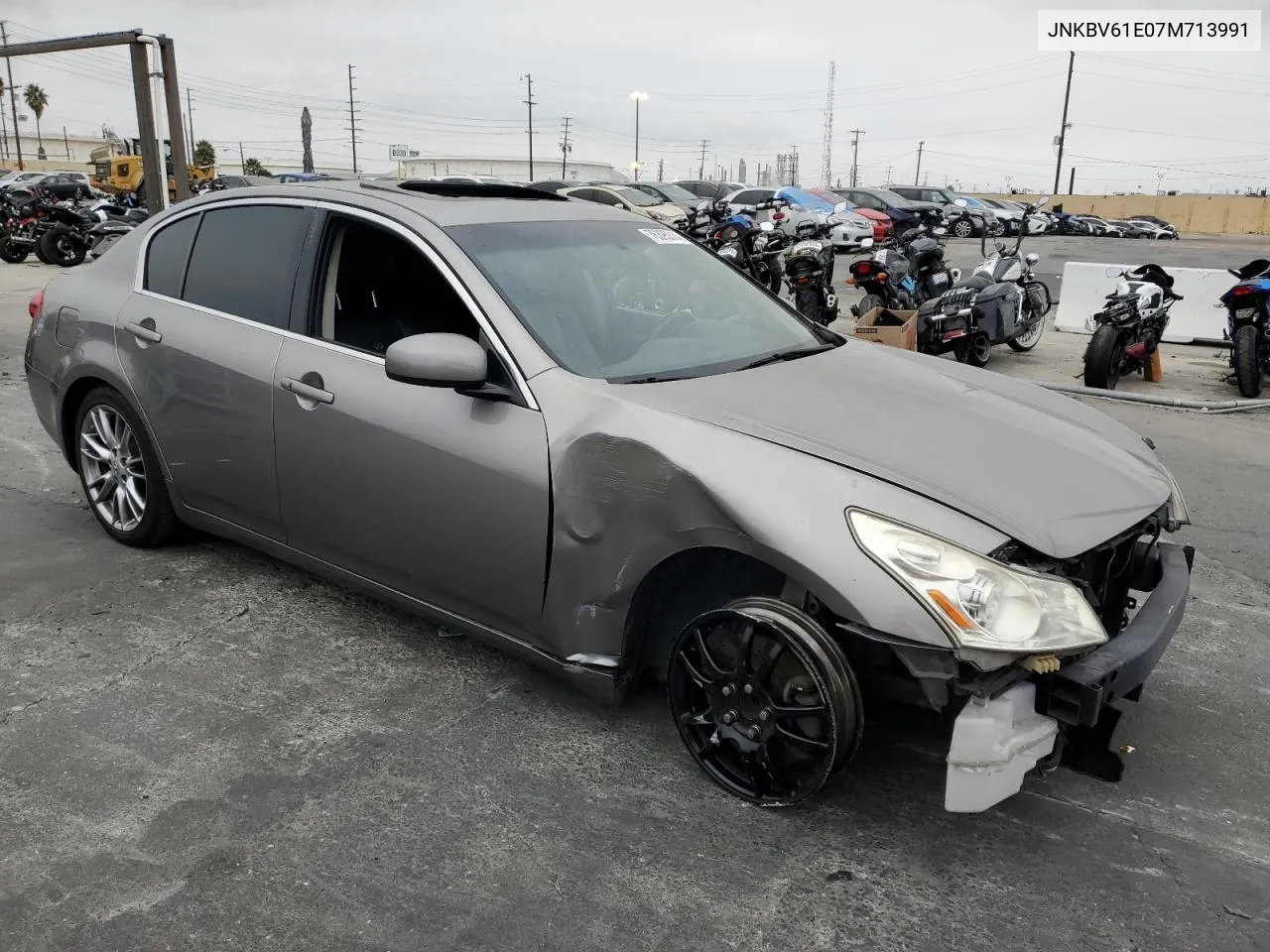 2007 Infiniti G35 VIN: JNKBV61E07M713991 Lot: 76395314