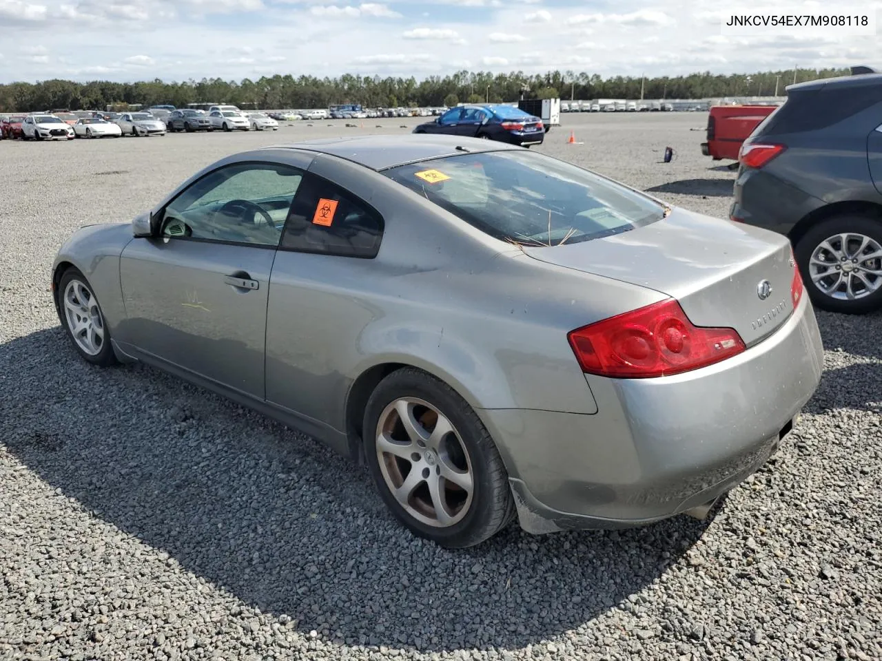 2007 Infiniti G35 VIN: JNKCV54EX7M908118 Lot: 77095534