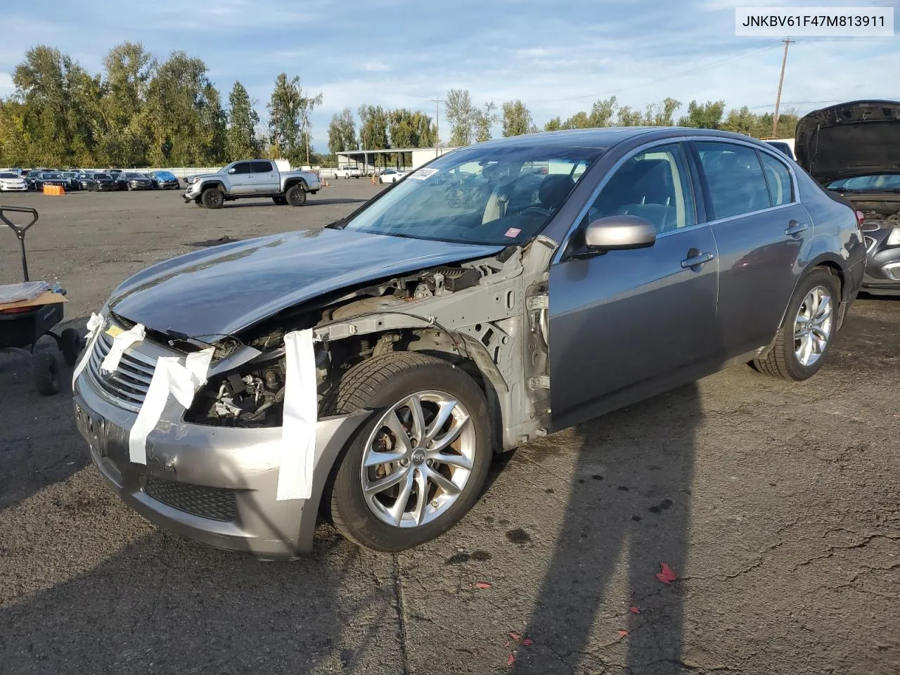 2007 Infiniti G35 VIN: JNKBV61F47M813911 Lot: 77216444