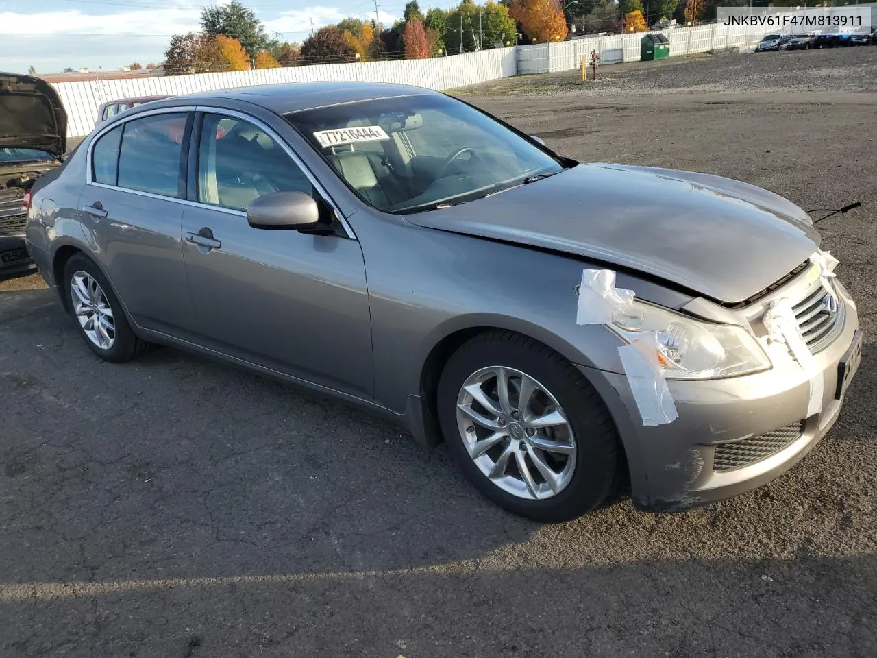 2007 Infiniti G35 VIN: JNKBV61F47M813911 Lot: 77216444