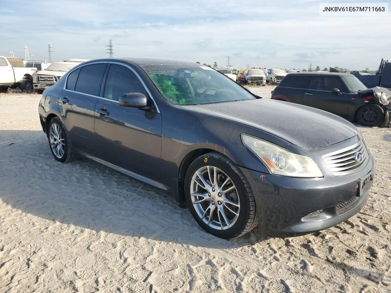 2007 Infiniti G35 VIN: JNKBV61E67M711663 Lot: 77412344