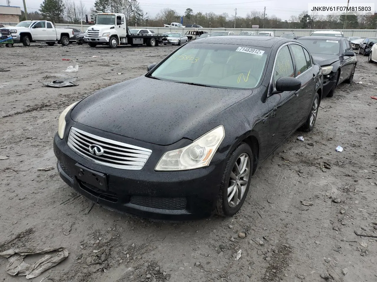 2007 Infiniti G35 VIN: JNKBV61F07M815803 Lot: 77647404