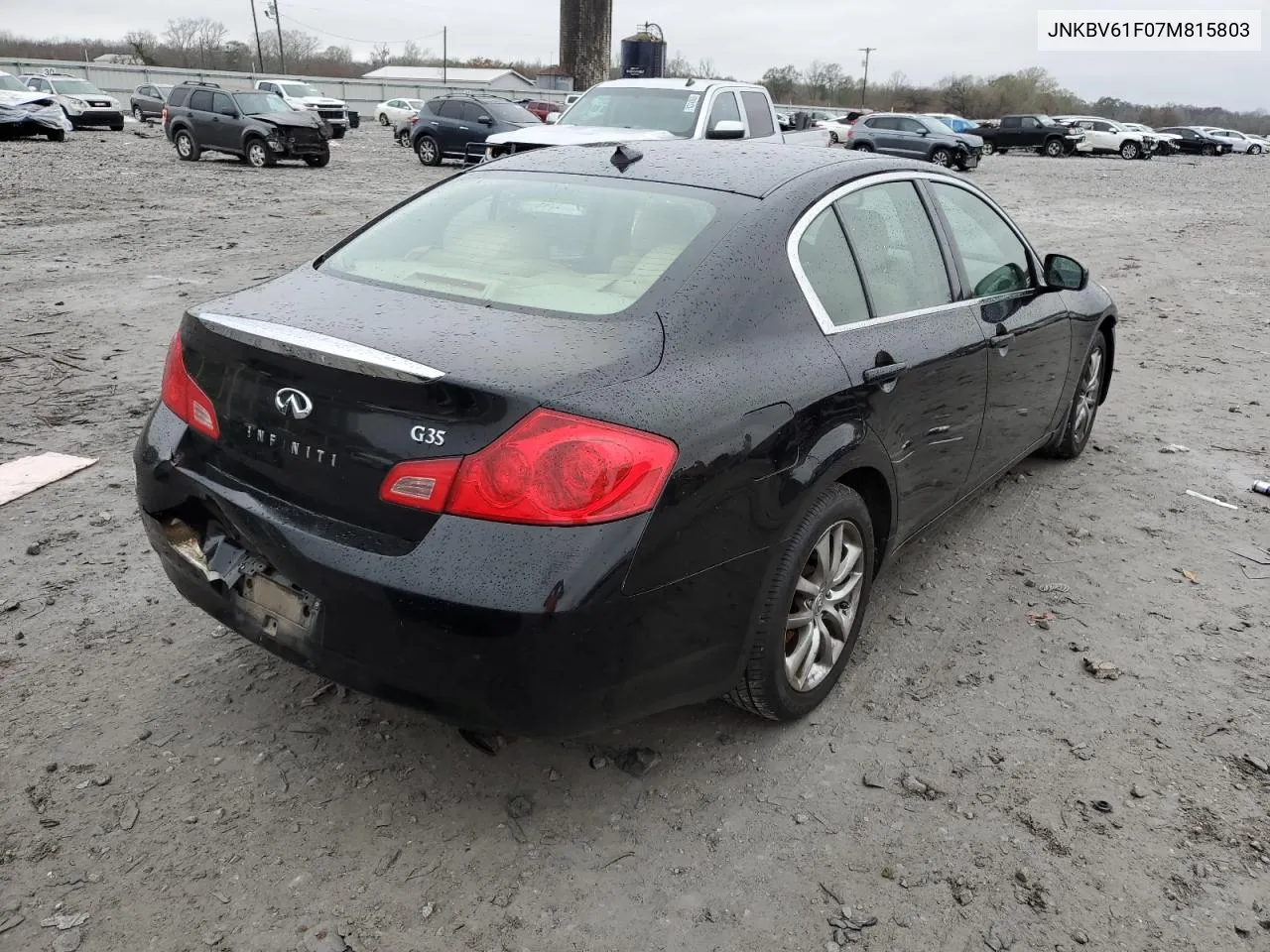 2007 Infiniti G35 VIN: JNKBV61F07M815803 Lot: 77647404