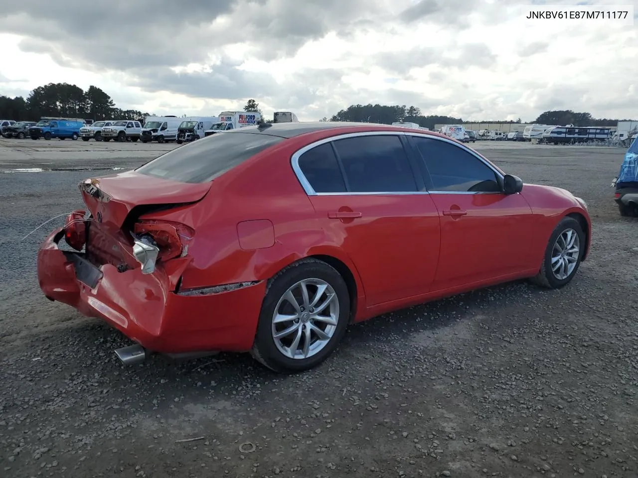 2007 Infiniti G35 VIN: JNKBV61E87M711177 Lot: 78199454