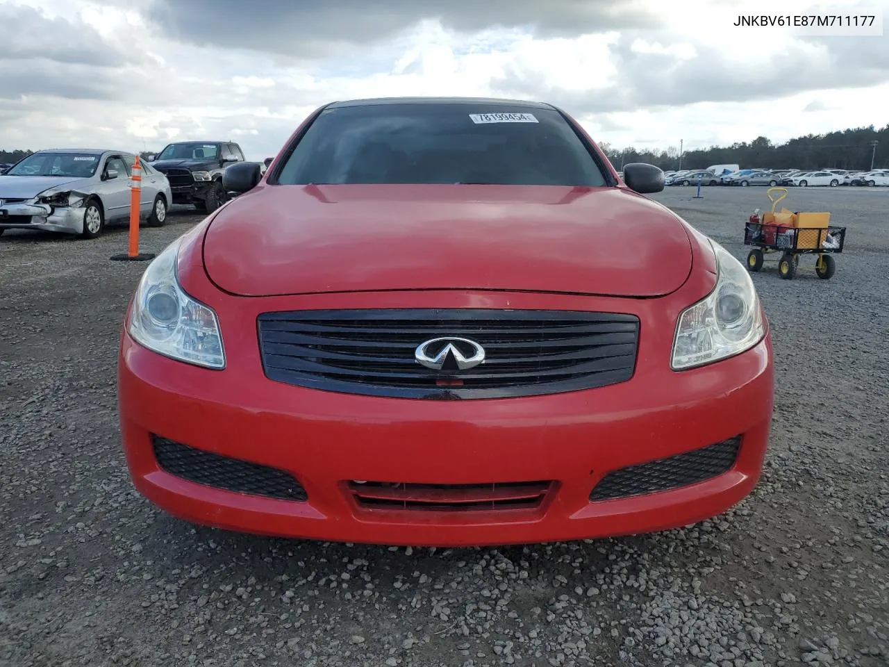 2007 Infiniti G35 VIN: JNKBV61E87M711177 Lot: 78199454