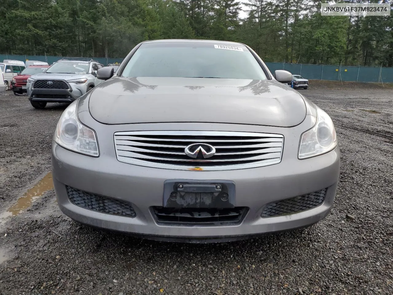 2007 Infiniti G35 VIN: JNKBV61F37M823474 Lot: 78926834