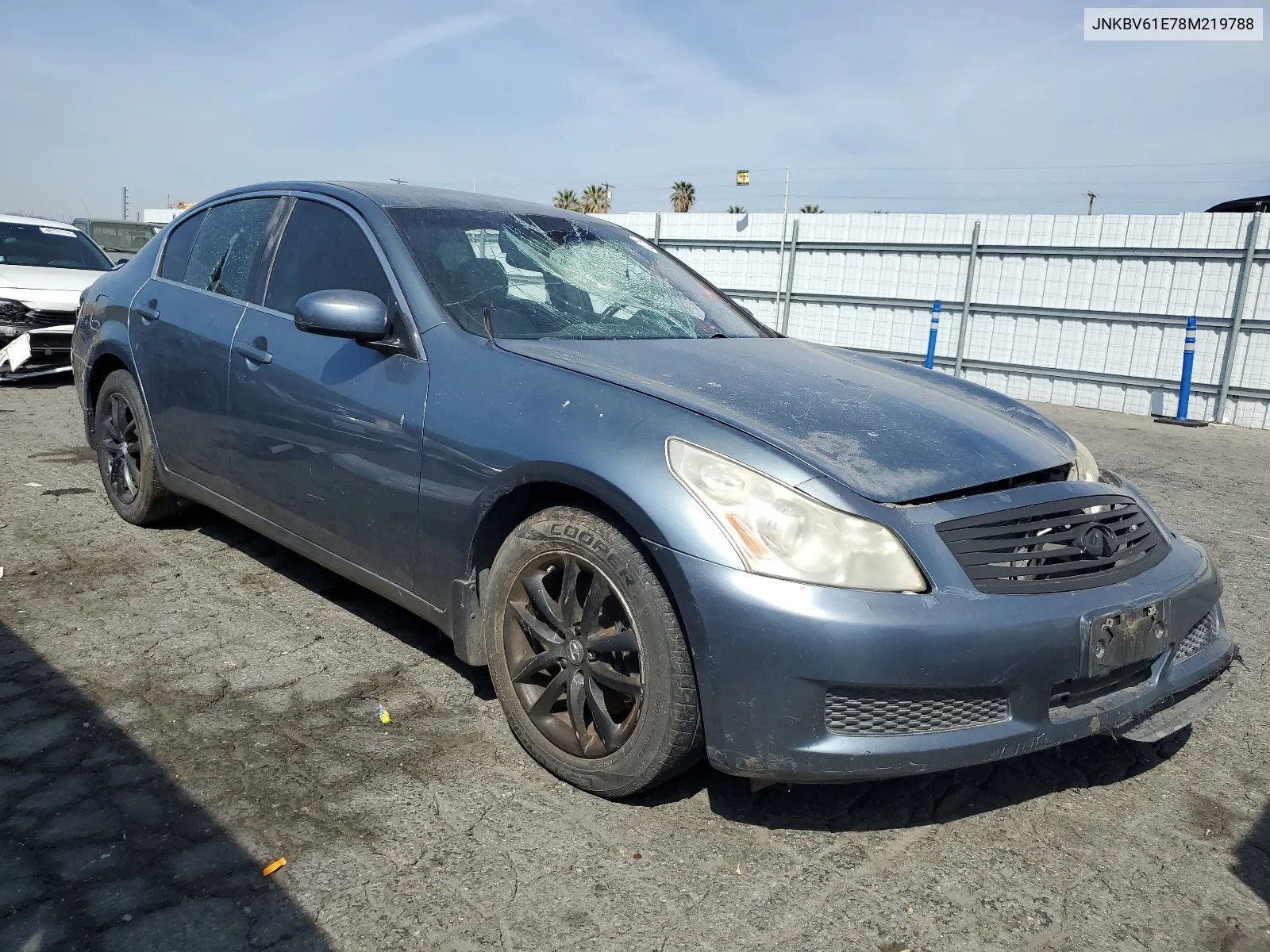 2008 Infiniti G35 VIN: JNKBV61E78M219788 Lot: 48620814