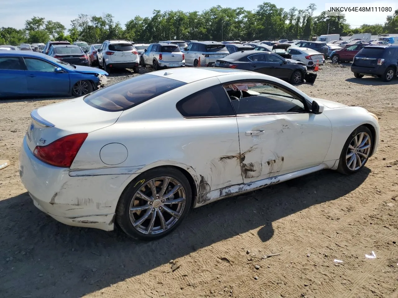 2008 Infiniti G37 Base VIN: JNKCV64E48M111080 Lot: 59610724