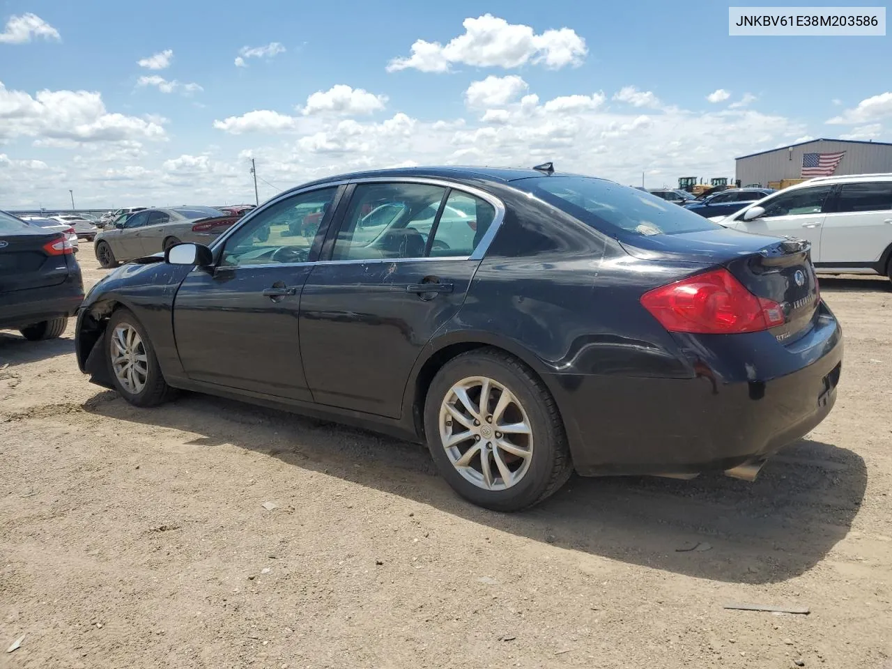 2008 Infiniti G35 VIN: JNKBV61E38M203586 Lot: 61967574