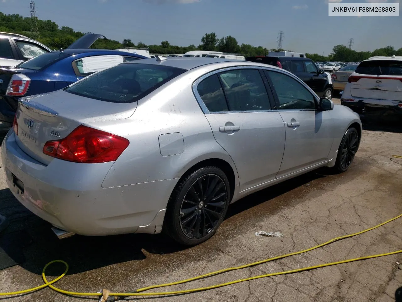 2008 Infiniti G35 VIN: JNKBV61F38M268303 Lot: 63417844