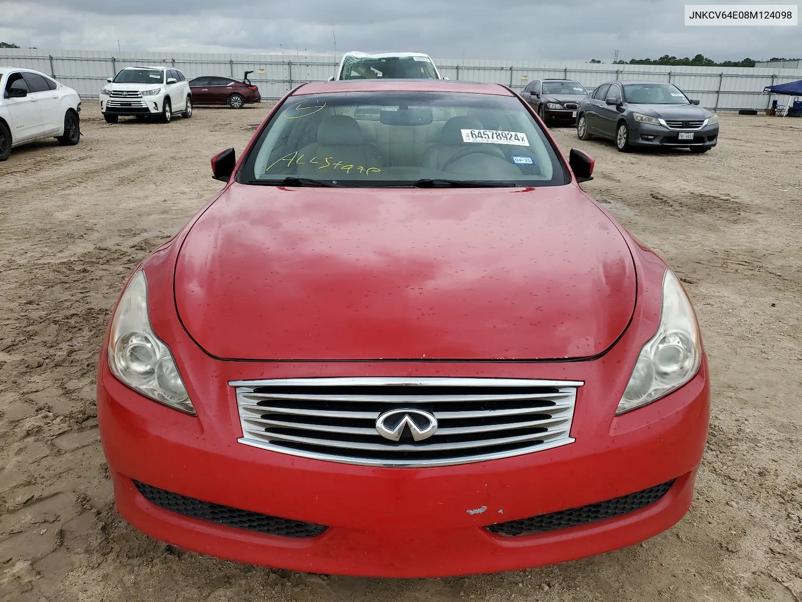 JNKCV64E08M124098 2008 Infiniti G37 Base