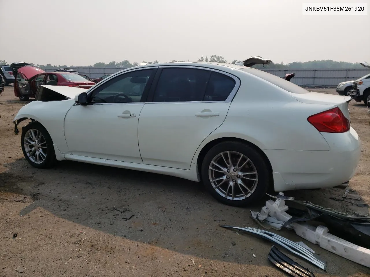 2008 Infiniti G35 VIN: JNKBV61F38M261920 Lot: 64770394