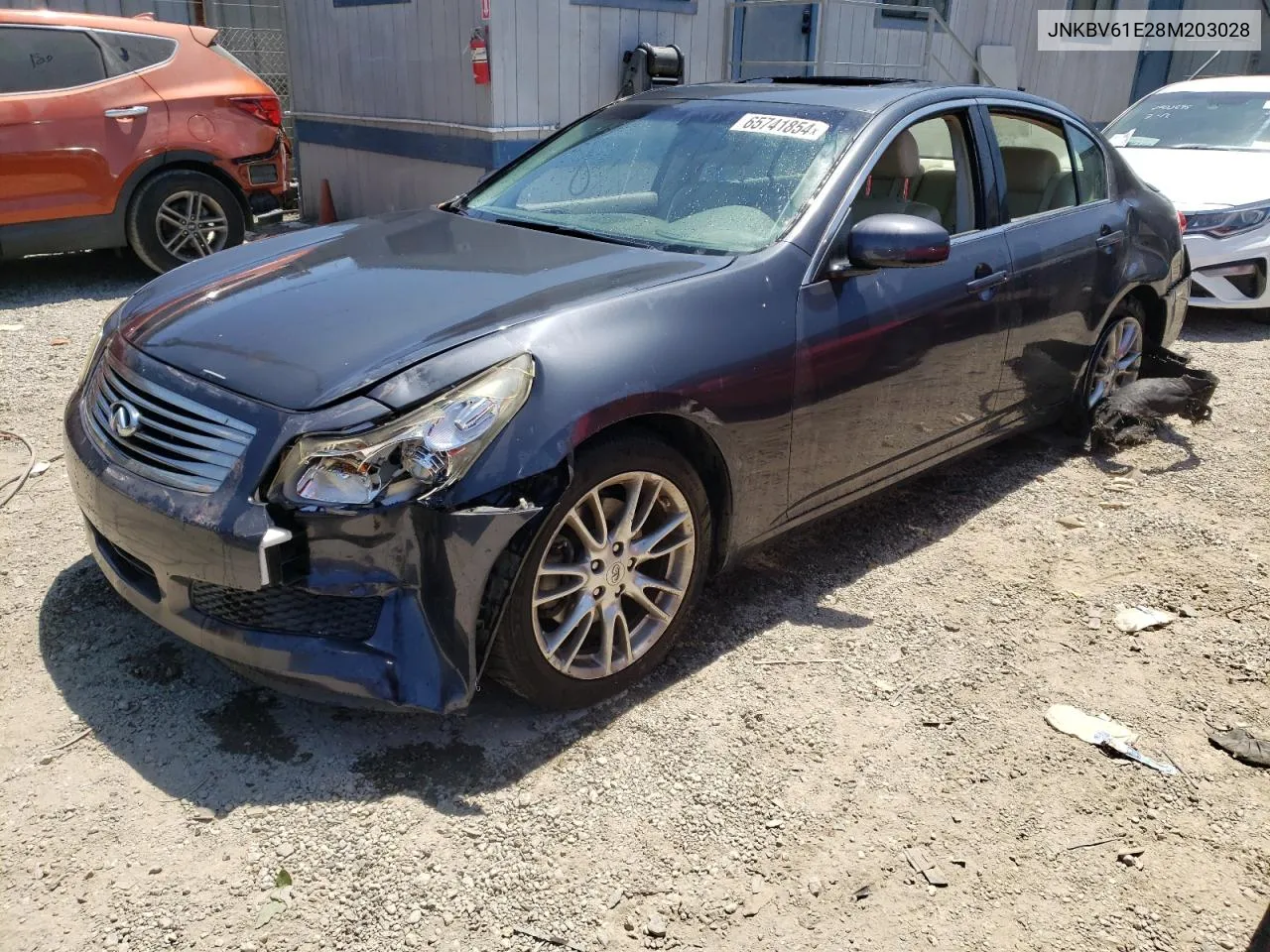 JNKBV61E28M203028 2008 Infiniti G35