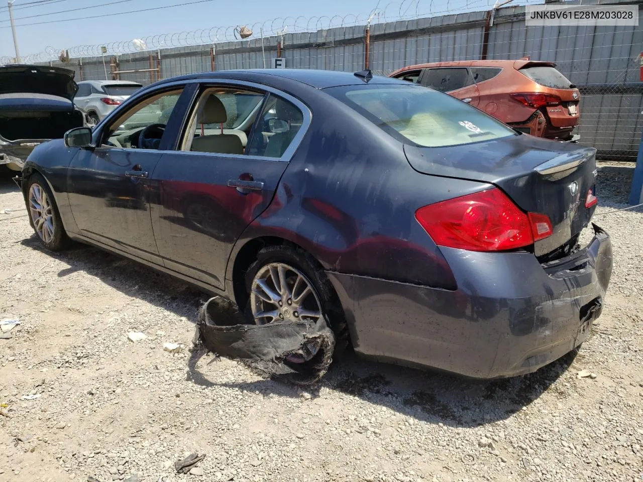 JNKBV61E28M203028 2008 Infiniti G35