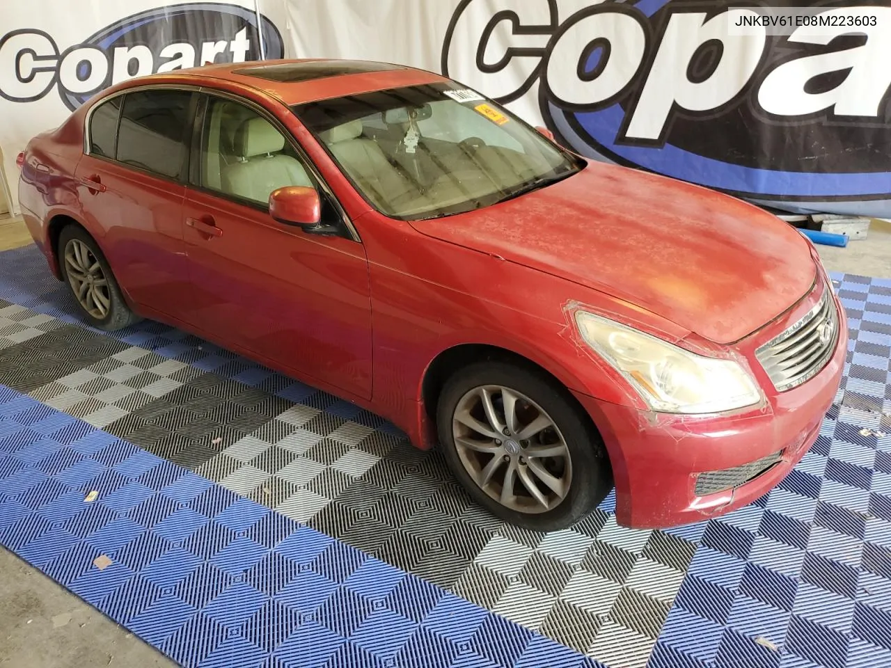 2008 Infiniti G35 VIN: JNKBV61E08M223603 Lot: 67117624