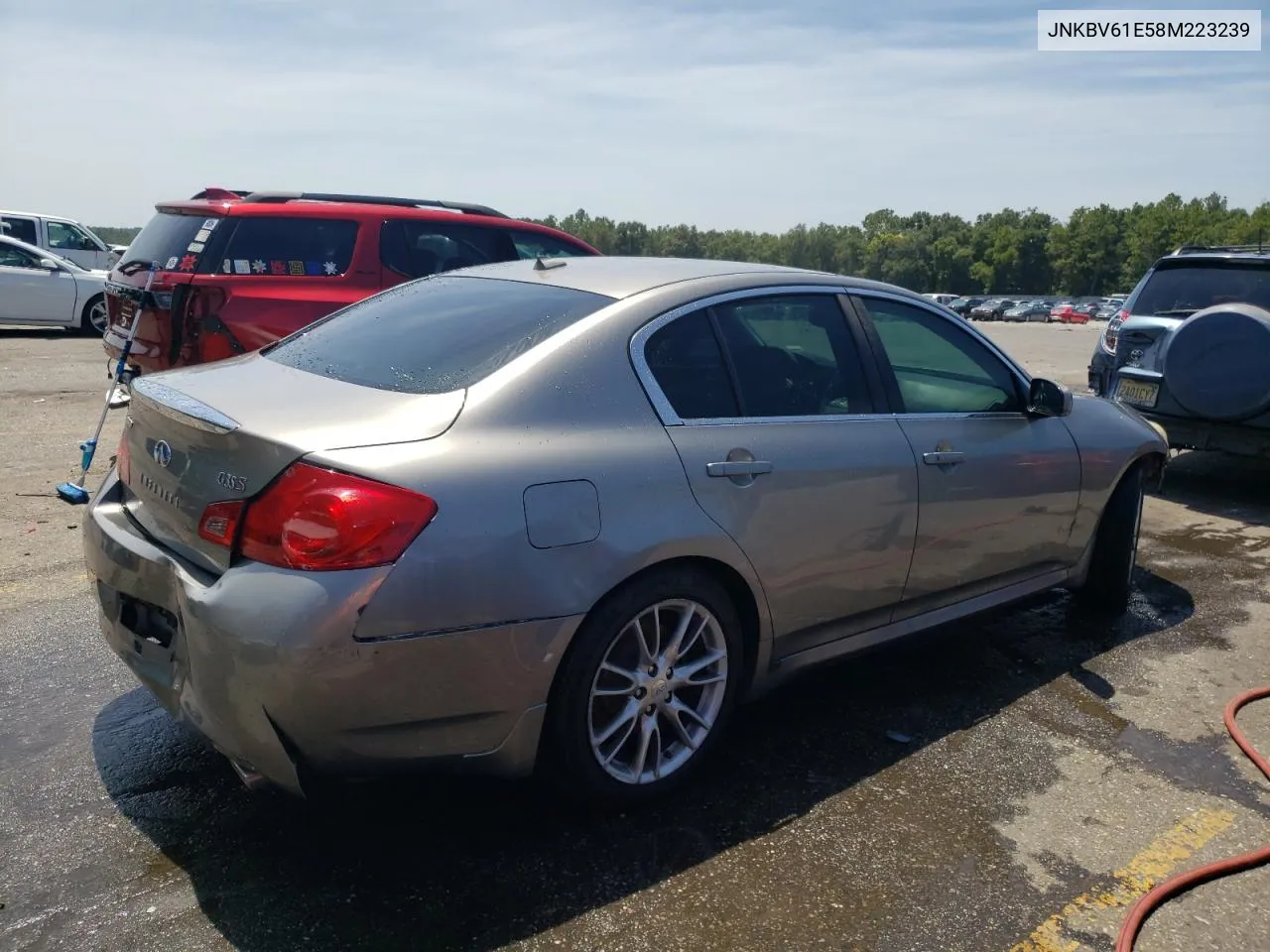 2008 Infiniti G35 VIN: JNKBV61E58M223239 Lot: 68067304