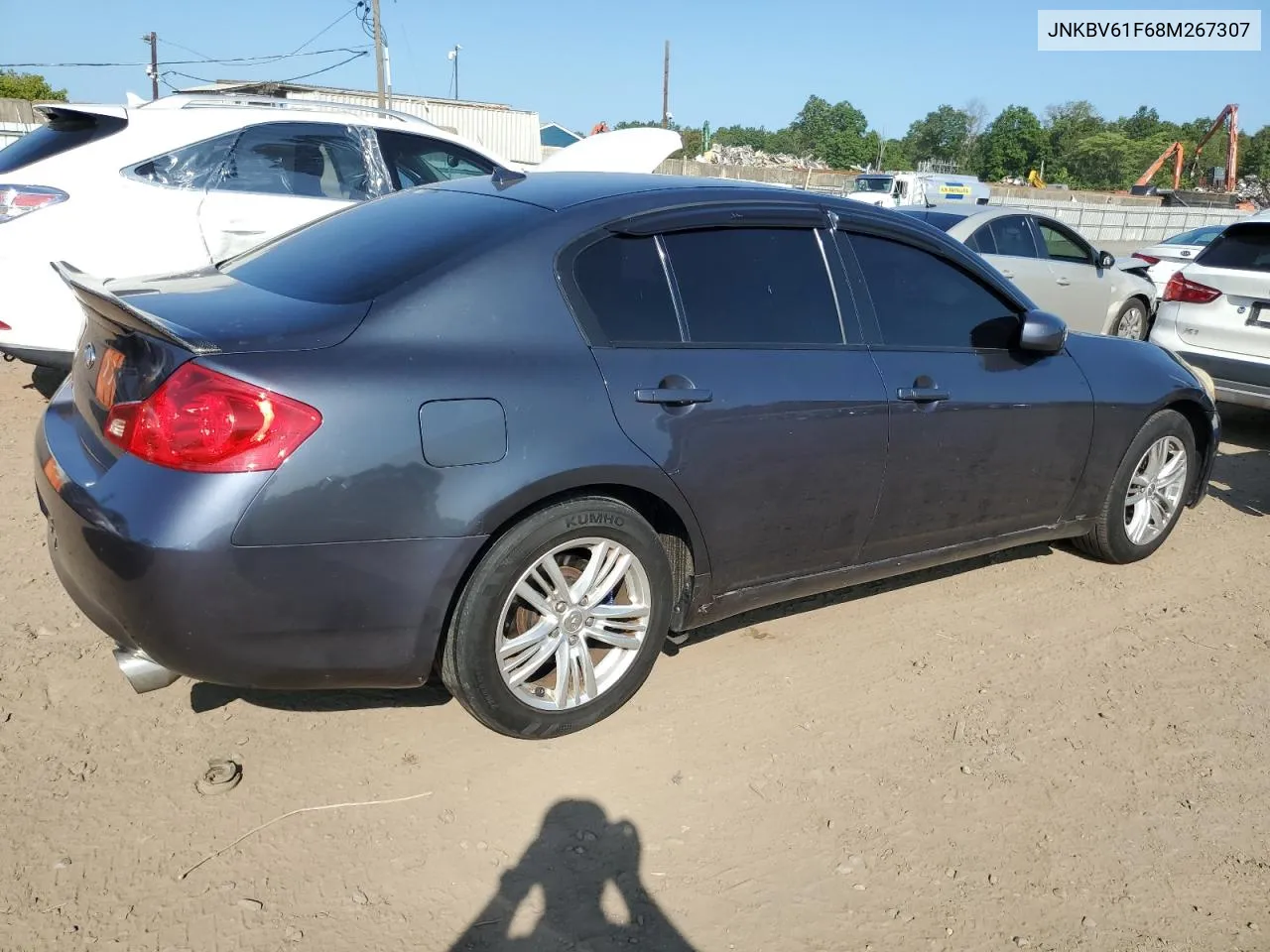 JNKBV61F68M267307 2008 Infiniti G35