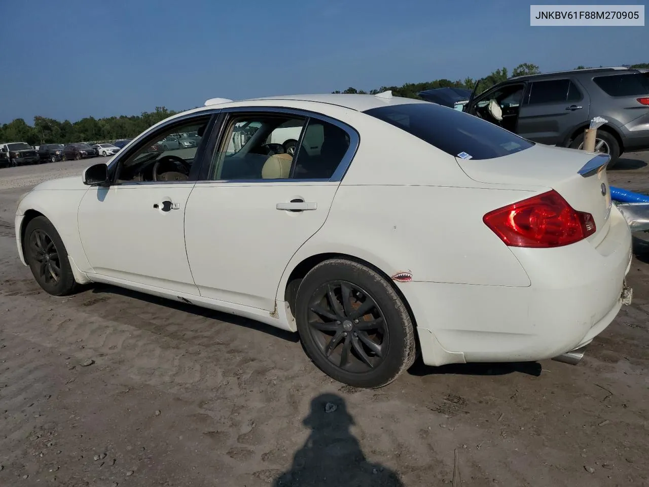 JNKBV61F88M270905 2008 Infiniti G35