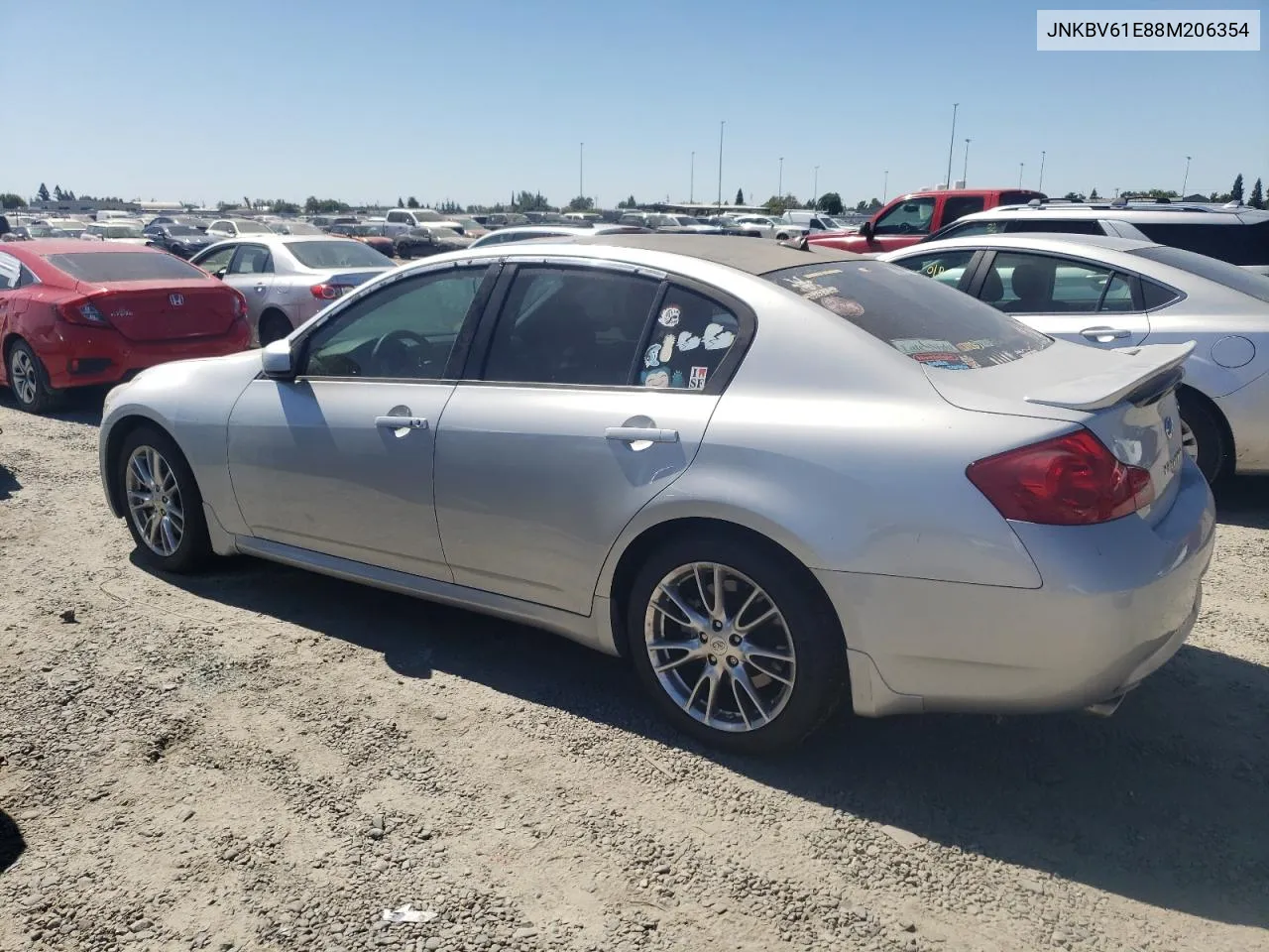 2008 Infiniti G35 VIN: JNKBV61E88M206354 Lot: 69679054