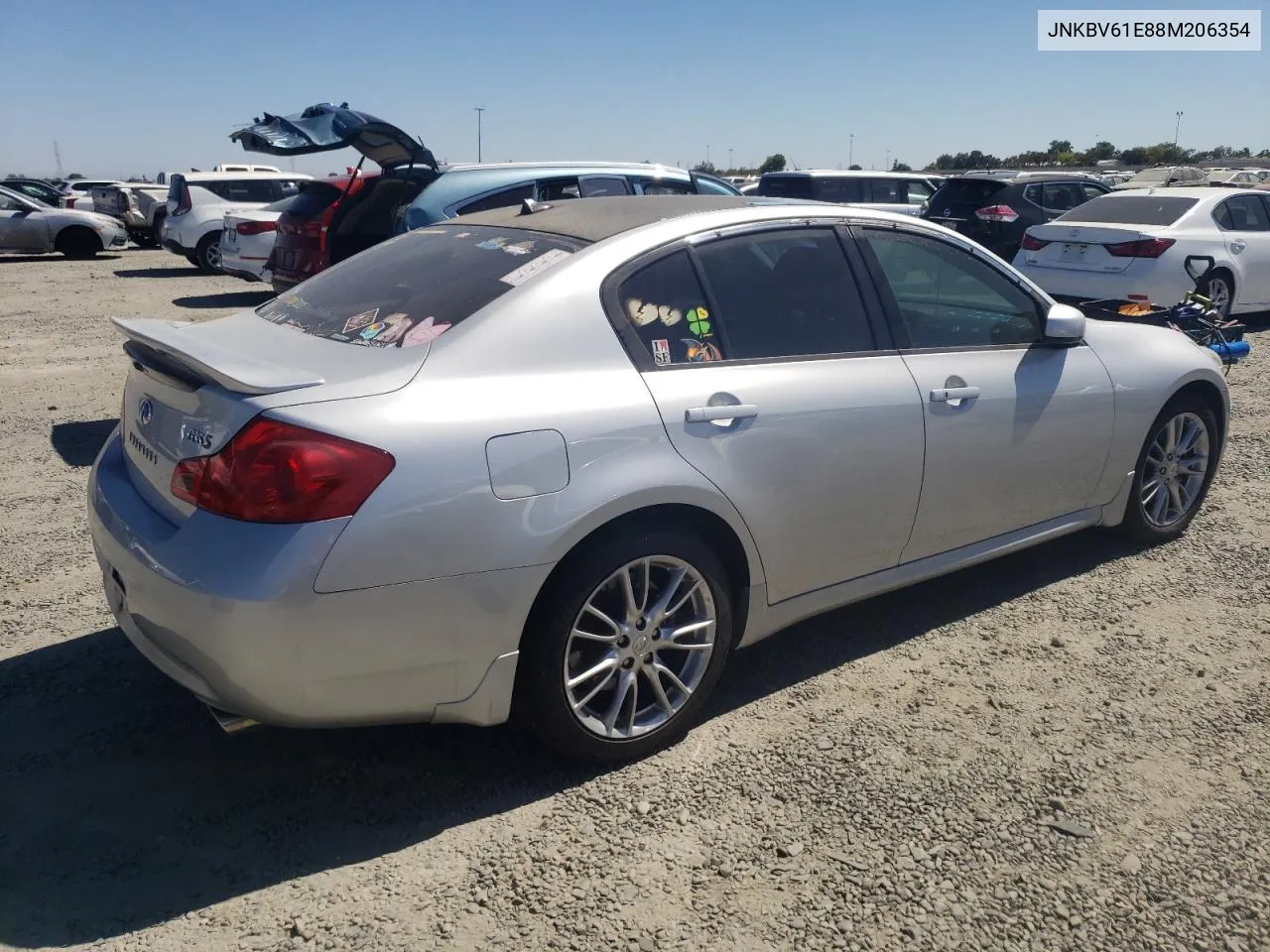 2008 Infiniti G35 VIN: JNKBV61E88M206354 Lot: 69679054