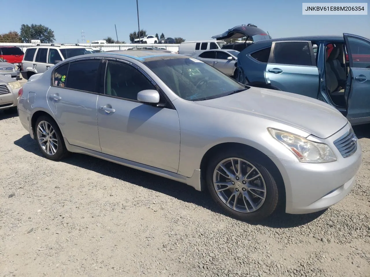 2008 Infiniti G35 VIN: JNKBV61E88M206354 Lot: 69679054