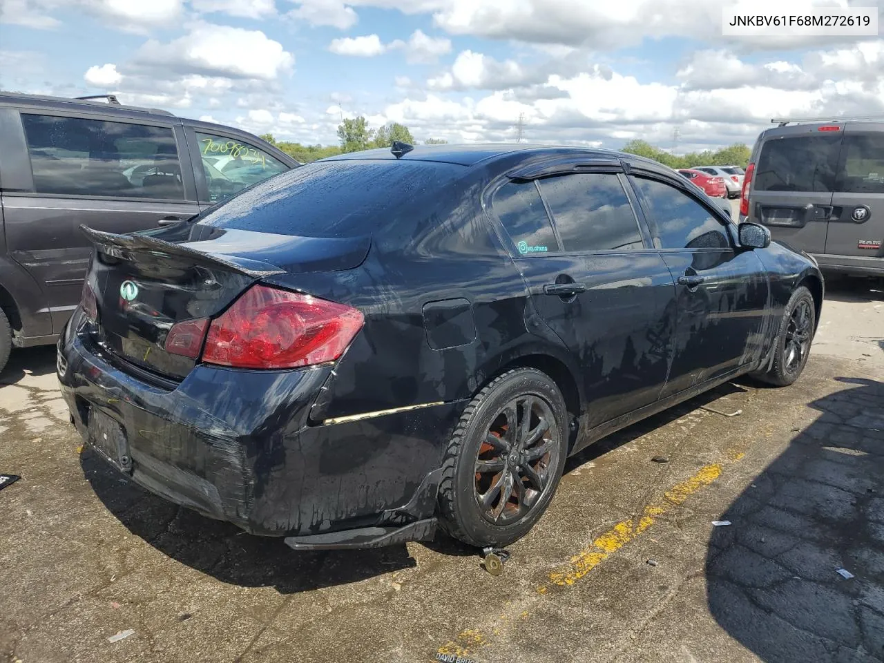 2008 Infiniti G35 VIN: JNKBV61F68M272619 Lot: 70244584