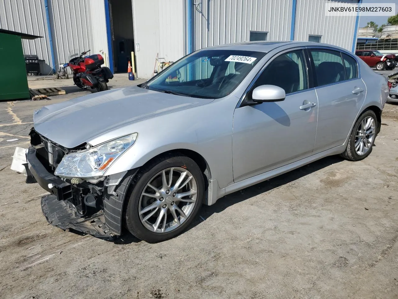 2008 Infiniti G35 VIN: JNKBV61E98M227603 Lot: 70249264