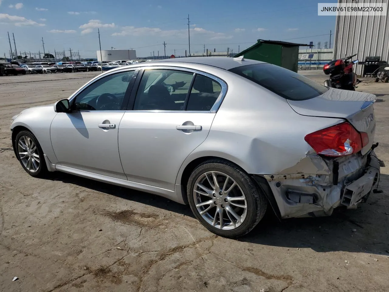 2008 Infiniti G35 VIN: JNKBV61E98M227603 Lot: 70249264