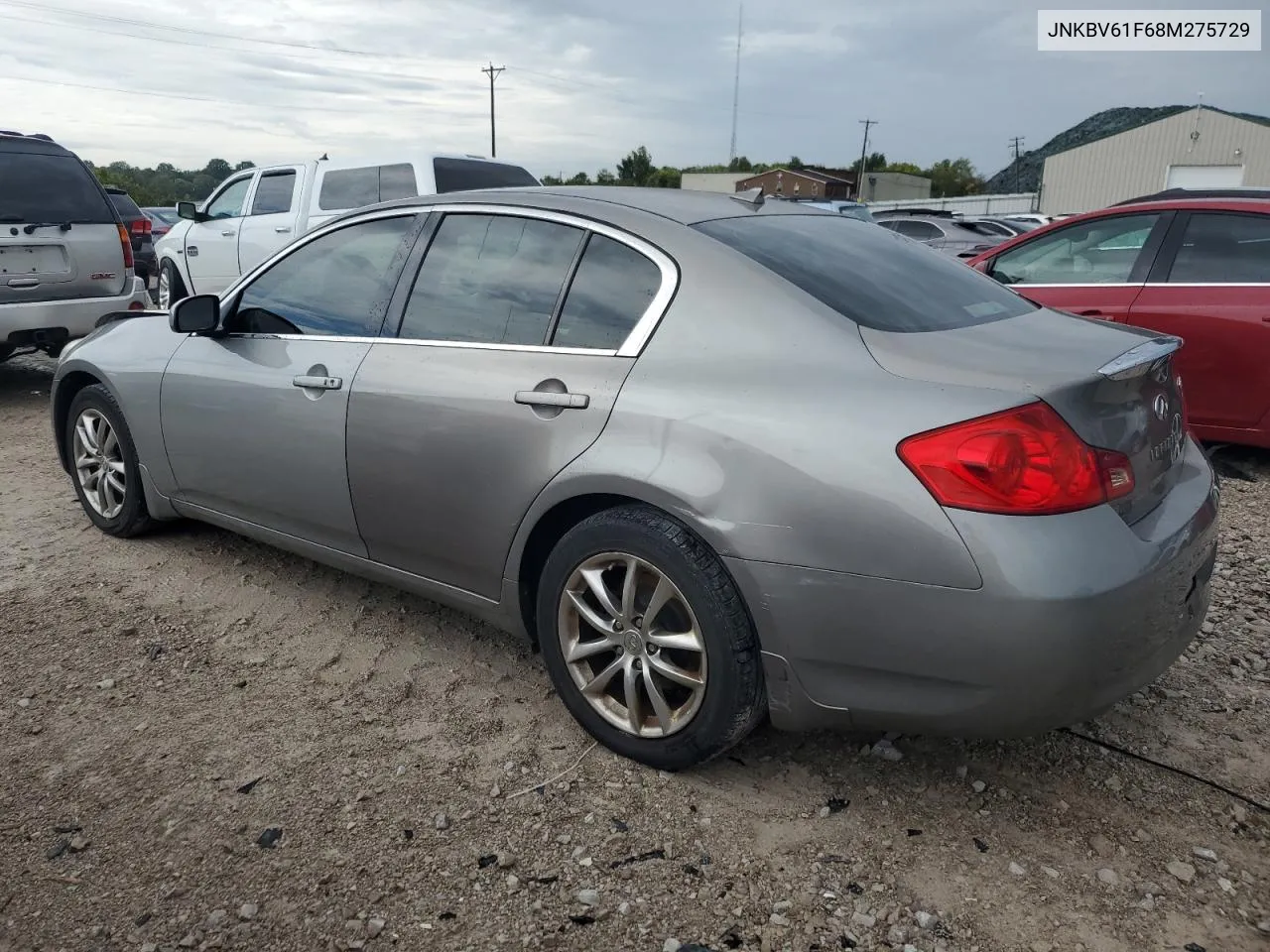 2008 Infiniti G35 VIN: JNKBV61F68M275729 Lot: 70306444